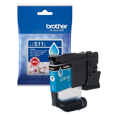 BROTHER LC511C インクカートリッジ シアン 純正