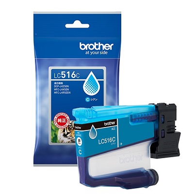 BROTHER LC516C インクカートリッジ シアン 純正