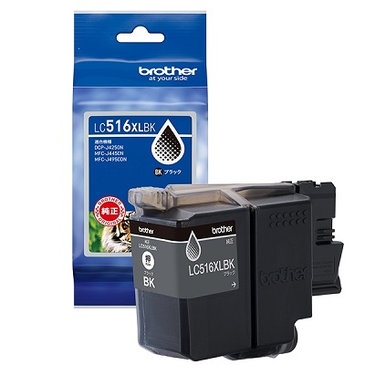 BROTHER LC516XLBK インクカートリッジ 大容量タイプ ブラック 純正