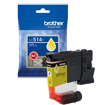 BROTHER LC514Y インクカートリッジ イエロー 純正