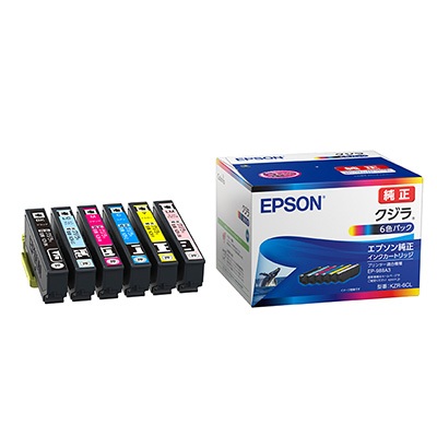 EPSON KZR-6CL インクカートリッジ/クジラ 6色パック 純正