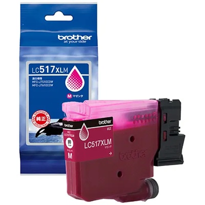 BROTHER LC517XLM インクカートリッジ マゼンタ 大容量 純正