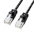 サンワサプライ KB-T6AME-03BKW CAT6A細径メッシュLANケーブル