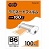 TN-B6100 ラミネートフィルム B6 グロスタイプ（つや有り） 100μ 汎用品 (412-1664) 1パック＝100枚